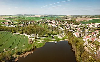 Göda aus der Luft (Blick Richtung Westen) Göda aus der Luft (Blick Richtung Westen)
